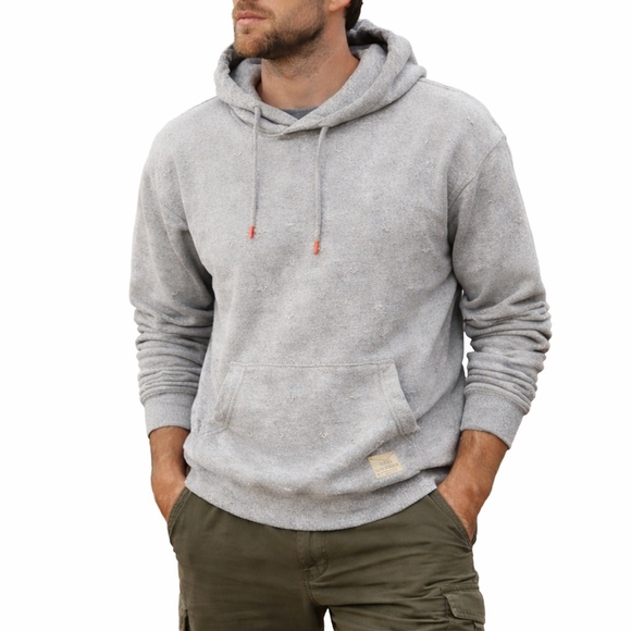 Scotch & Soda Other - Scotch & Soda Amsterdam Couture Distressed Hoodie Gray Sz M
